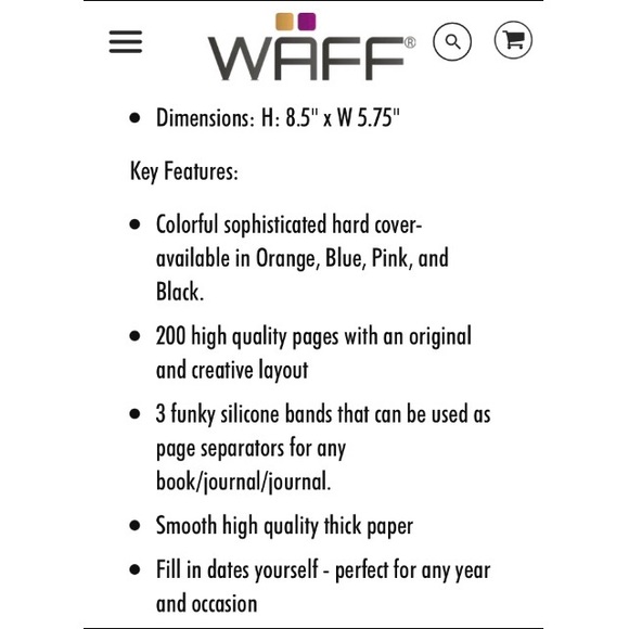 WAFF ✏️ Calendar Planner Notebook - Picture 8 of 9